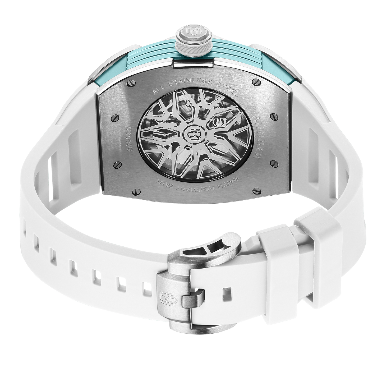 Minber JC 8009 White & Aqua