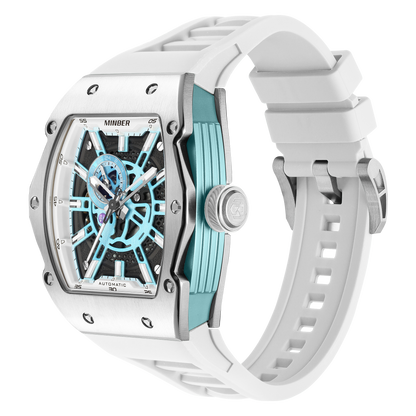 Minber JC 8009 White & Aqua